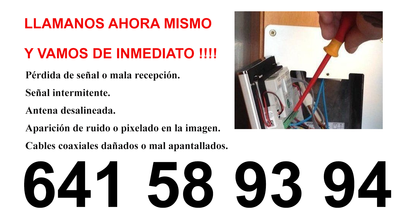 Antenistas Profesionales instalacion Antenas Parabolicas Yécora/iekora